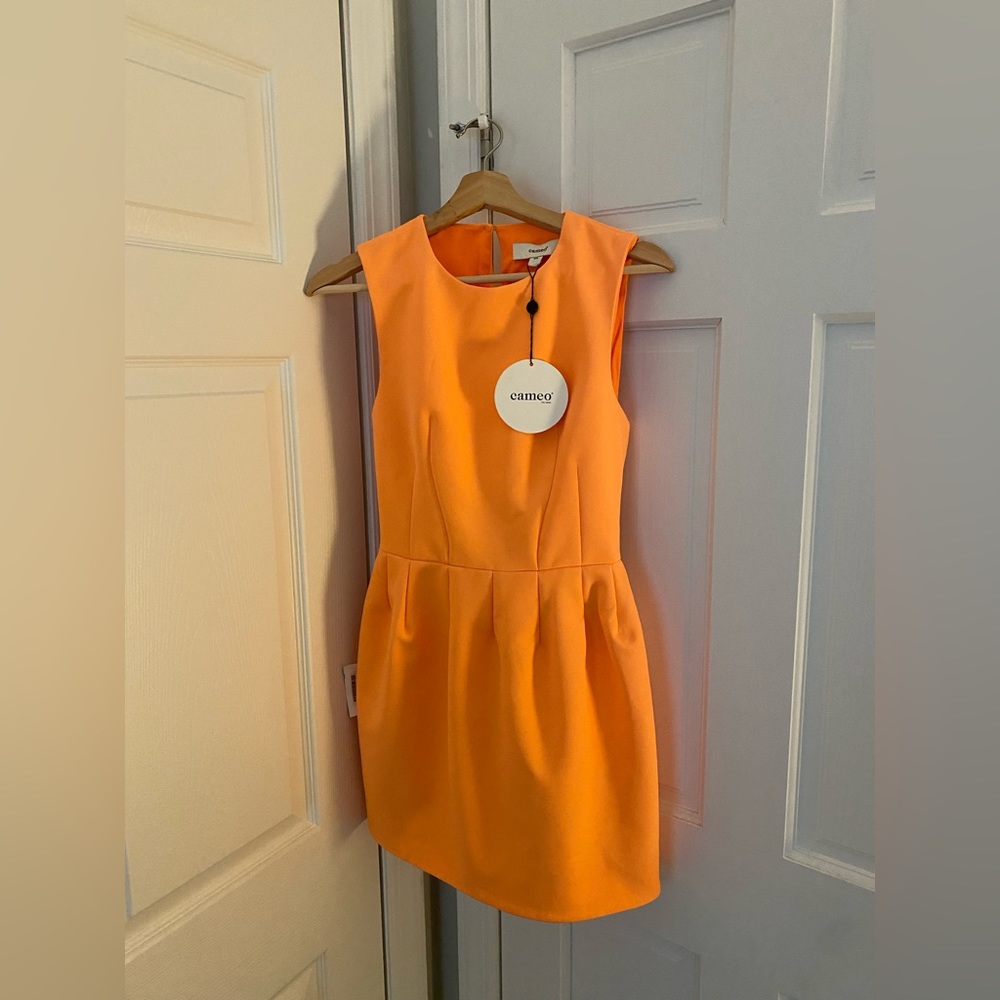 Cameo Dress in Peach Pop - XS - tags on never worn!